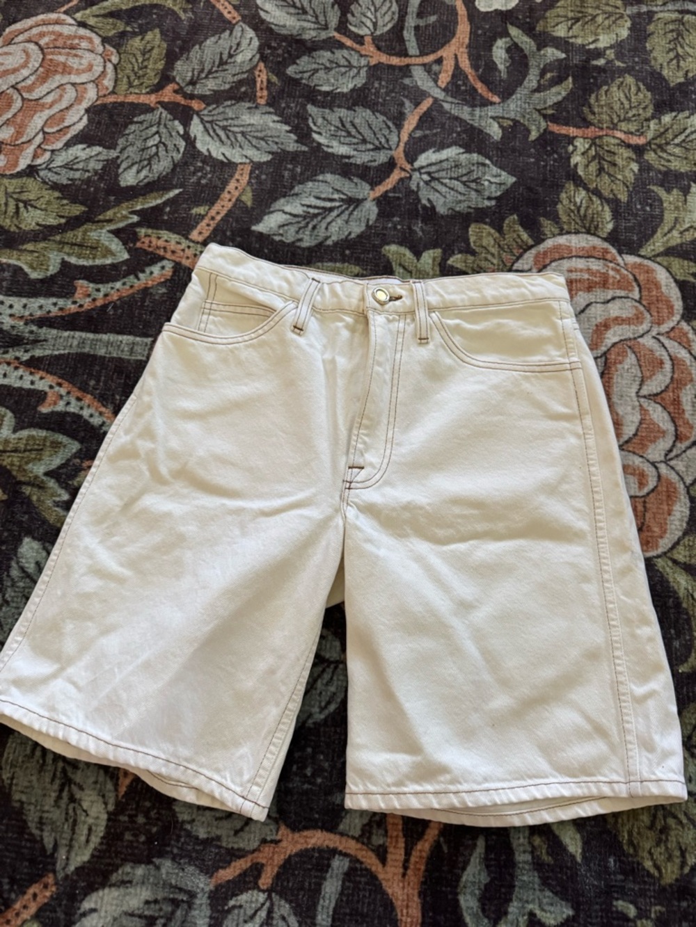 FRAME Le Italien Denim Bermuda Shorts
